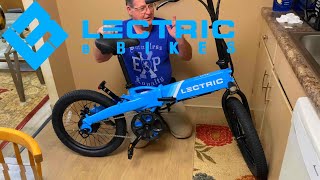 Lectric XP Lite EBike Unbox Setup and Test Ride ebike [upl. by Tj633]