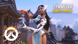 Symmetra Gameplay Preview  Overwatch  1080p HD 60 FPS [upl. by Elisabet]