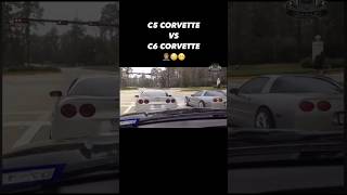 C5 VS C6 Race Cant Believe This Happened 😧 chevrolet chevy corvette c6z06 shorts [upl. by Atinar477]