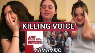 MAMAMOO on Killing Voice  REACTION [upl. by Ainiger318]