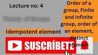 Idempotent element finite group order of group an element LearnMathematicswithme [upl. by Leland]