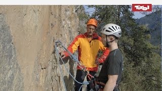 Klettern lernen amp Klettertechnik Umfädeln Französische Methode🏔 [upl. by Nawud455]