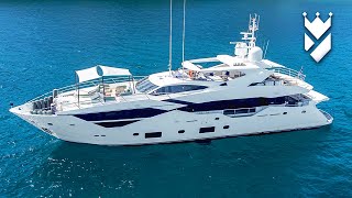 Sensational Sunseeker Charter Yacht with outdoor Movie Theatre [upl. by Beauvais454]