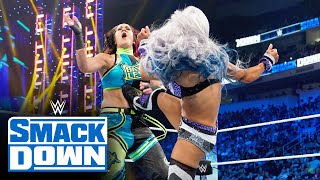 Zelina Vega takes on Bayley SmackDown Highlights July 14 2023 [upl. by Assili]