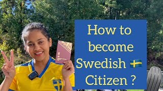 Swedish Citizenship Process  snehakasafar [upl. by Ninnette777]