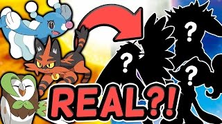 Pokémon Sun amp Moon Starter FINAL EVOLUTIONS LEAK REAL [upl. by Jdavie113]