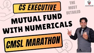 MUTUAL FUND  CMSL MARATHON  CMSL MARATHON CS EXECUTIVE  CMSL REVISION  CMSL NUMERICALS [upl. by Alcus]