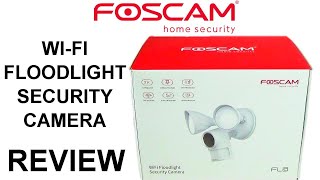 Foscam WiFi Floodlight Security Camera Great Device That Adds Safety Convenience amp Peace Of Mind [upl. by Keir563]