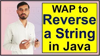 Program to Reverse A String in Java by Deepak [upl. by Nnahgem]