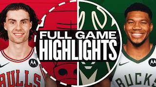 BULLS at BUCKS  NBA PRESEASON FULL GAME HIGHLIGHTS  October 14 2024 [upl. by Oel]