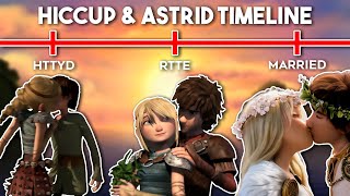 The Entire Timeline of Hiccup amp Astrids Relationship [upl. by Attayek]