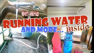 RUNNING WATER  OffGrid diy offgridliving waterharvesting [upl. by Shauna]