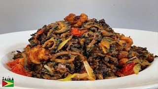 🇬🇾Guyanese Fried Karela Bitter Melon amp Shrimp 🇬🇾 [upl. by Lawan935]