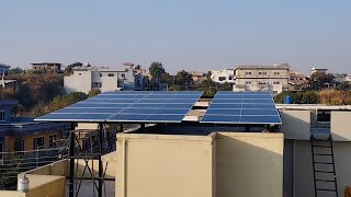 10kw OnGrid Solar system with Customised structure Islamabad [upl. by Walden]