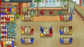 Lets Play Diner Dash 11 Flos Tiki Palace  Completed [upl. by Bergren]