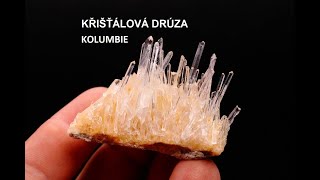 Křišťálová drúza křišťál crystal [upl. by Deyas149]