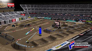 2024 ROUND 4 ANAHEIM 2 SUPERCROSS 450 PRO MAIN EVENT 2  MX SIMULATOR [upl. by Nnylekoorb]