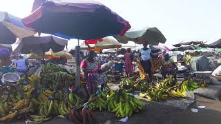 NEW BIGGEST AFRICA OPEN MARKET AGBOGBLOSHIE GHANA ACCRA [upl. by Neveda]