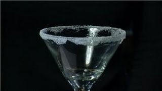 Martinis  How to Make a Salt Rim on a Martini Glass [upl. by Brandy]