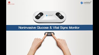 CES2024 Innovation Award  Noninvasive blood glucose amp vital signs monitor PebbleMS [upl. by Wall]