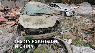 Explosion hits eastern China’s Ningbo city [upl. by Yessak]