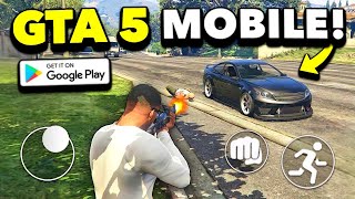 GTA 5 IS COMING TO ANDROID iOS MAY BE SOON FIRST GAMEPLAY [upl. by Greff]