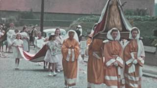 Processie 1956 Bevere Oudenaarde [upl. by Elak680]