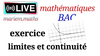 correction exercice limites et continuités l replay live [upl. by Nyrok]