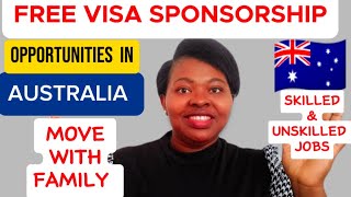 FREE VISA SPONSORSHIPS IN AUSTRALIA Move With Your Family Now  How To Apply [upl. by Dianemarie472]