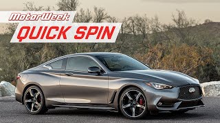 2021 Infiniti Q60 Red Sport 400  MotorWeek Quick Spin [upl. by Besnard]