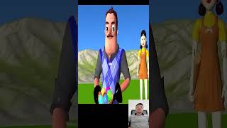 Scary Teacher 3D Wooden Piles and Marbles Miss T vs 3 Neighbor Win shorts shorts [upl. by Naresh848]