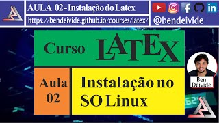 LATEX  Aula 02  Instalação no SO Linux [upl. by Phila]