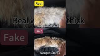 REAL VS FAKE CANADA GOOSE WYNDHAM PARKA BLACK reviewshorts [upl. by Arawaj576]