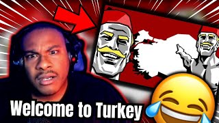 😂🤣AMERICAN STREAMER REACTS TO TURKEY MEMES  Welcome to Turkey Türkiye REACTION [upl. by Ceciley]