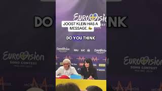 🇳🇱 Joost Klein EUROPAPA disqualified from Eurovision 2024 INTERVIEW  REHERSEAL [upl. by Aseiram742]