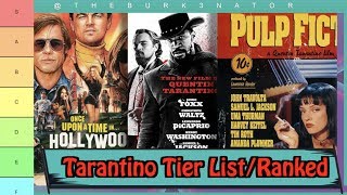 All 9 Quentin Tarantino Movies Ranked Tier List [upl. by Attevaj77]