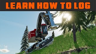 Advanced Training  Feller Buncher  Learn How To Log  FDR Logging [upl. by Stochmal]