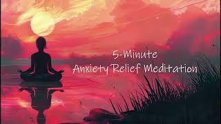 5 minute anxiety relief meditation  Daily meditation Guidebook [upl. by Nakre]