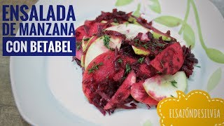 Ensalada de Manzana con Betabel  ElSazóndeSilvia [upl. by Kiersten675]