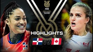 🇩🇴 DOM vs 🇨🇦 CAN  Highlights  Womens OQT 2023 [upl. by Akimrehs473]