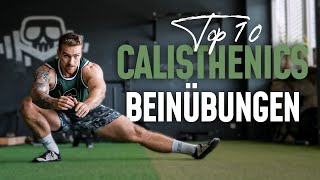 TOP 10 Beinübungen mit dem eigenen Körpergewicht Calisthenics [upl. by Ambrosi]