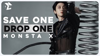 KPOP GAME SAVE ONE DROP ONE KPOP MONSTA X EDITION 37 ROUNDS [upl. by Alarick]