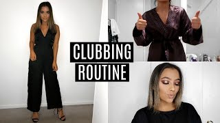 GRWM for a Night Out ✩ MY CLUBBING ROUTINE ✩ TAN MAKEUP amp OUTFIT [upl. by Kimmy]