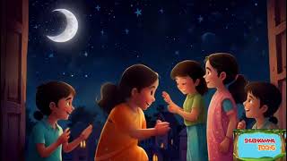 Chanda Mama Dur keNursery kids RhymesLori SongKids Sleeping SongShubhkamna Toons [upl. by Retsek293]