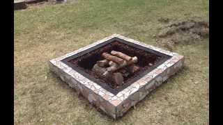 How To Make A Mosaic Tiled Outdoor Fire Pit [upl. by Tatia671]