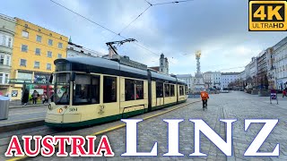 Linz Austria 🇦🇹 Autumn Walking Tour 4K UHD [upl. by Gruver446]