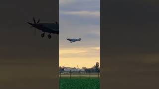 Spitfire at dusk aviation military aircraft planespotting militaryaviation [upl. by Zere]