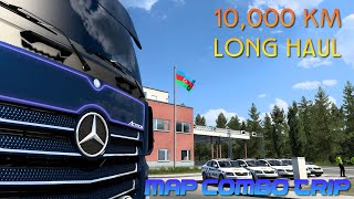 10000 KM Long Haul on latest Map Combo  ETS2 150 [upl. by Phares]