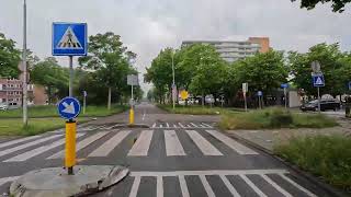 EBS buslijn 61 RIJSWIJK STATION  STATION DELFT  omleiding  0524 [upl. by Hacceber171]