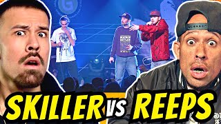 SKILLER 1ST time REACTION Skiller vs Reeps One BEATBOX Championship W AnthonyRay [upl. by Hubbard]